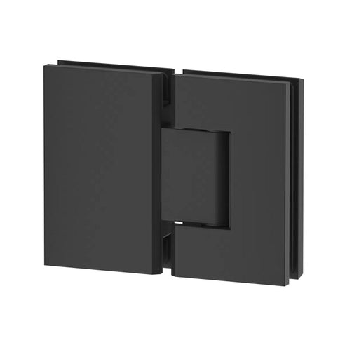 Matte Black Shower Screen Hinge – Glass to Glass - Acqua Bathrooms