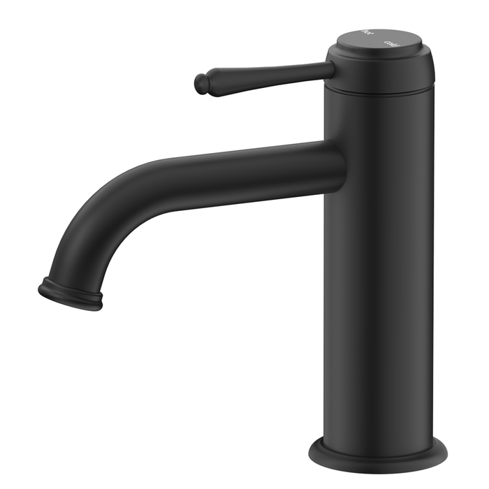 Mica Matte Black Heritage Basin Mixer