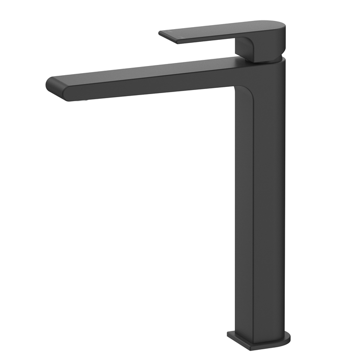 Beki Matte Black Tall Basin Mixer