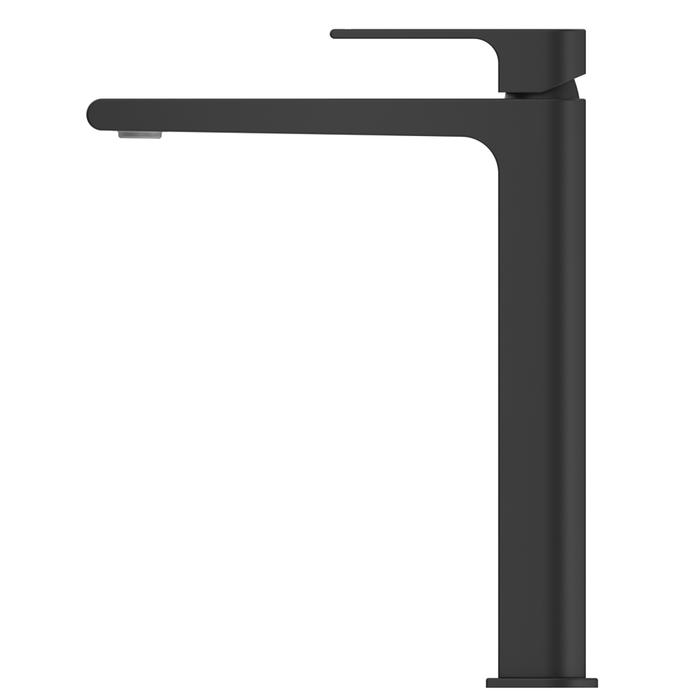 Beki Matte Black Tall Basin Mixer