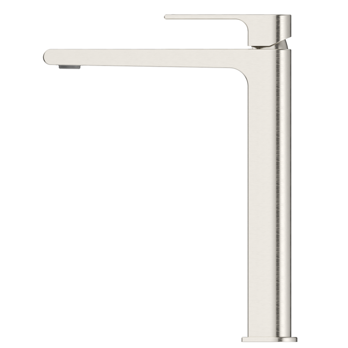 Beki Brushed Nickel Tall Basin Mixer