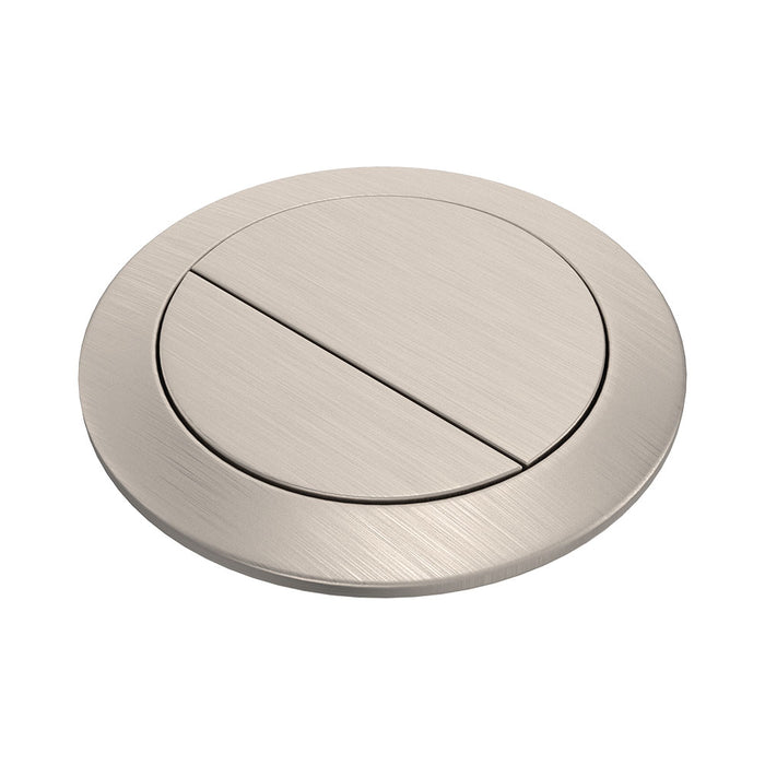 Round Brushed Nickel Flush Buttons