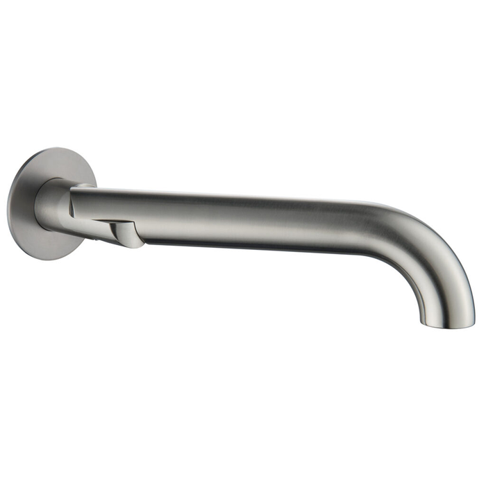 Mica Curved Brushed Nickel Swivel Bath Spout