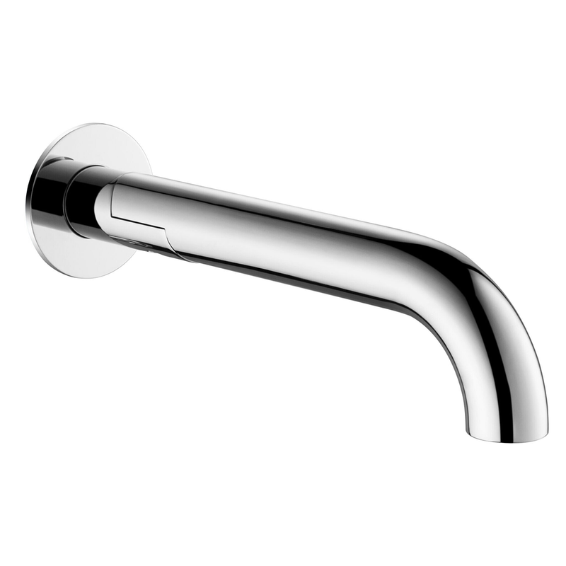 Mica Curved Chrome Swivel Bath Spout