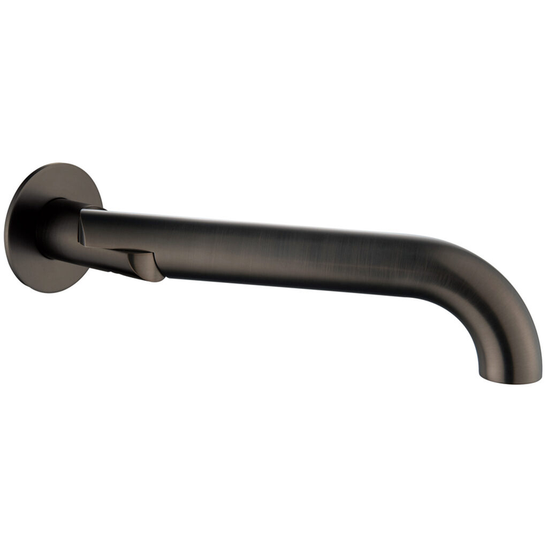 Mica Curved Dusk Bronze Swivel Bath Spout