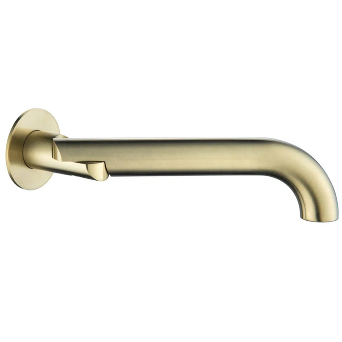 Mica Curved French Gold Swivel Bath Spout