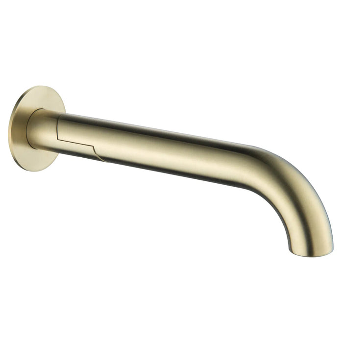 Mica Curved French Gold Swivel Bath Spout