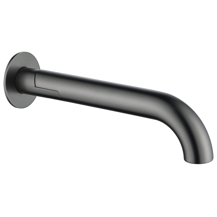Mica Curved Gun Metal  Swivel Bath Spout