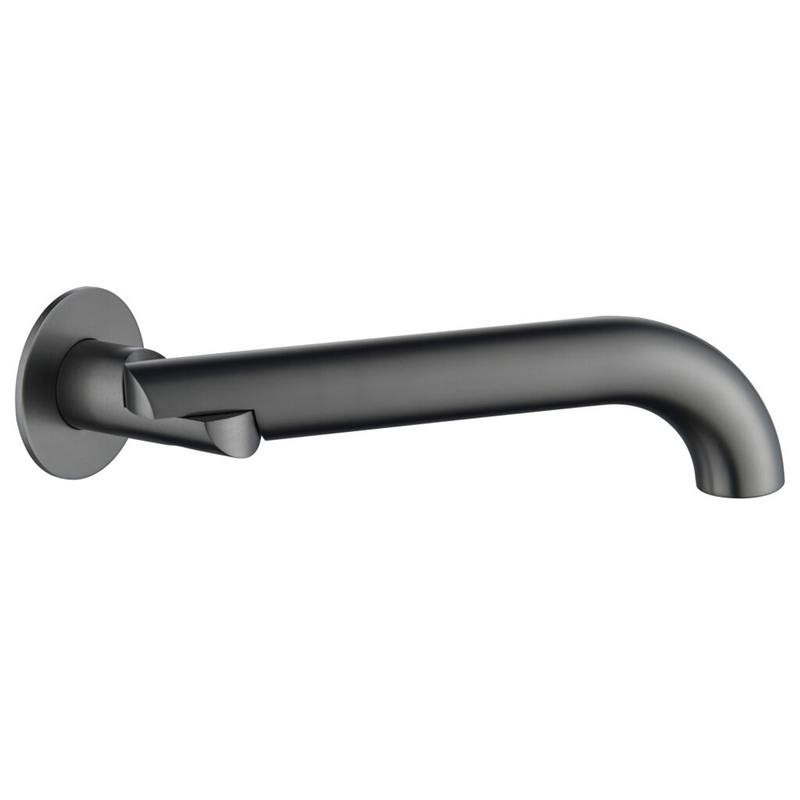 Mica Curved Gun Metal  Swivel Bath Spout