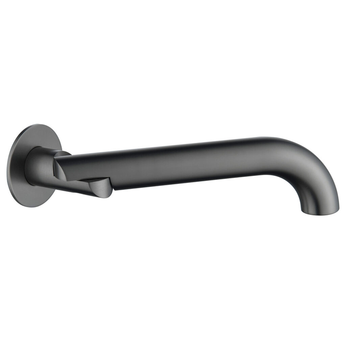 Mica Curved Gun Metal  Swivel Bath Spout