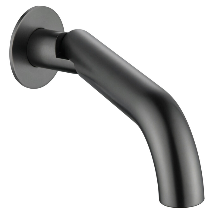 Mica Curved Gun Metal  Swivel Bath Spout