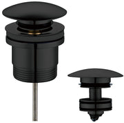 Ikon | Matte Black Universal Pop Up Waste - Acqua Bathrooms