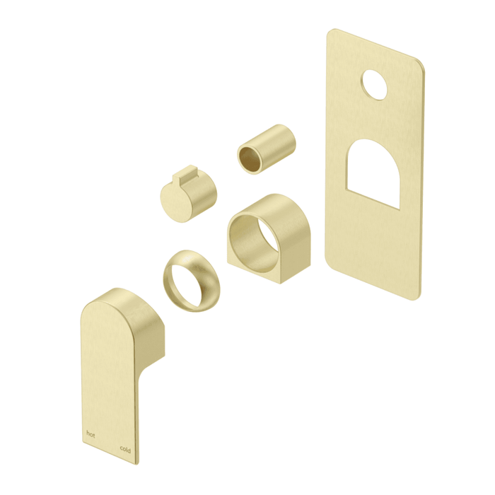 Beki French Gold Shower Mixer Diverter - 1P - Trim Kit Only - Acqua Bathrooms