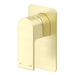 Beki French Gold Shower Mixer - Square Plate - Trim Kit Only - Acqua Bathrooms