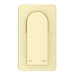 Beki French Gold Shower Mixer - Square Plate - Trim Kit Only - Acqua Bathrooms