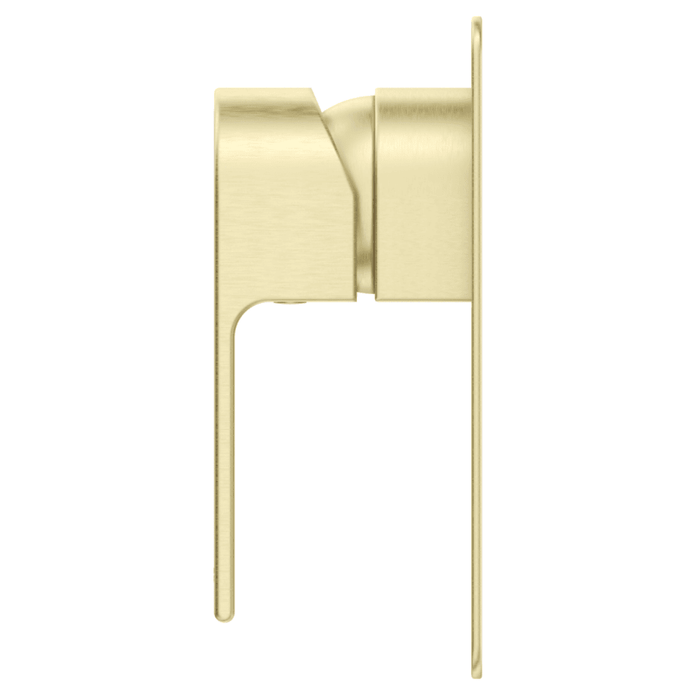 Beki French Gold Shower Mixer - Square Plate - Trim Kit Only - Acqua Bathrooms