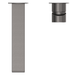 Beki Gun Metal Wall-Spout Combo - 2P - Trim Kit Only - Acqua Bathrooms