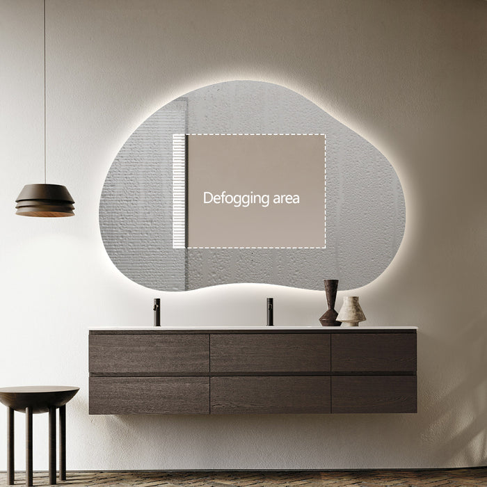 Callira 1450 x 1000 Touchless LED Mirror - Three Light Temperatures - Image 5