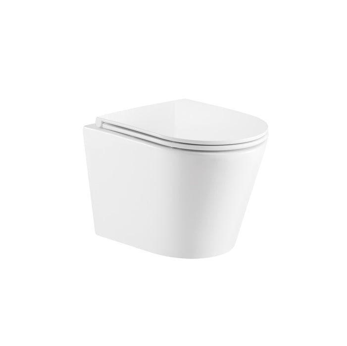 Cesena Rimless Tornado Vortex Wall Hung Toilet Suite Pan