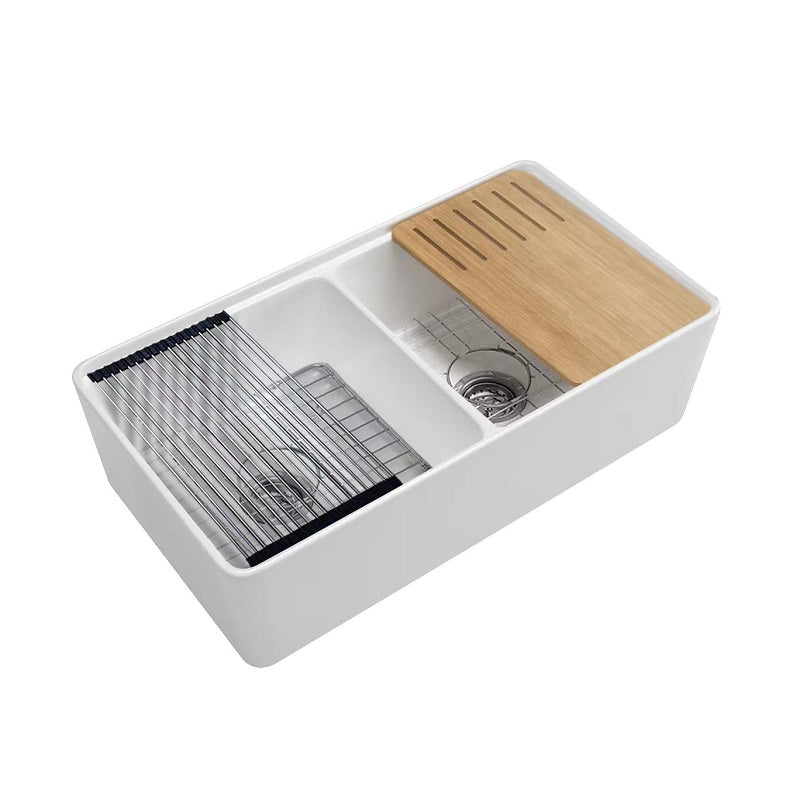 Charleston 835 Double Butler Kitchen Sink Package - Acqua Bathrooms