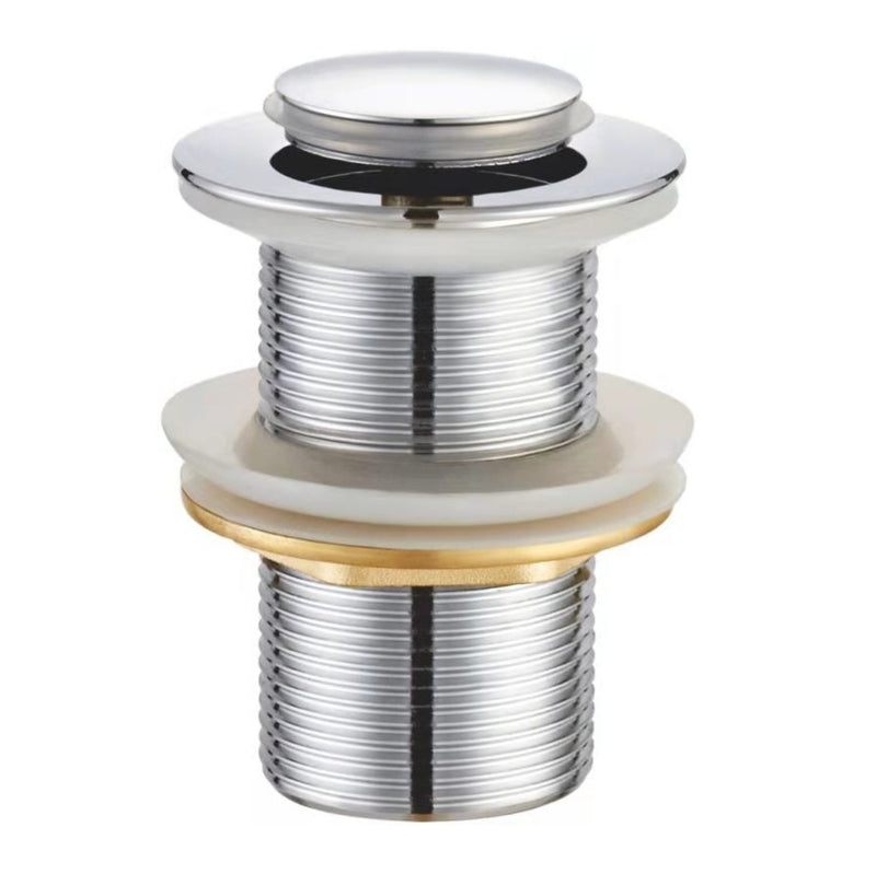 Chrome 32mm Non Overflow Basin Pop Up Waste