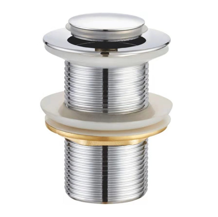 Chrome 32mm Non Overflow Basin Pop Up Waste