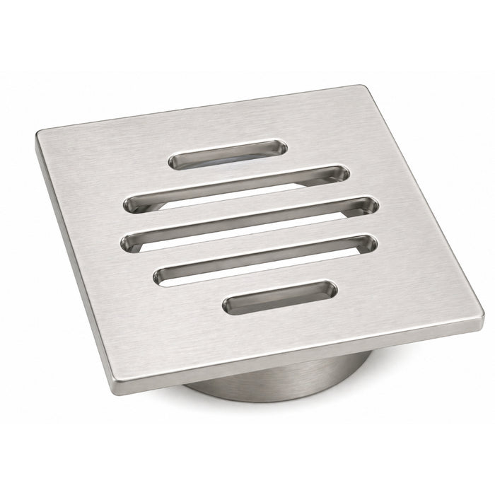Brushed Nickel 60mm Slim Floor Waste