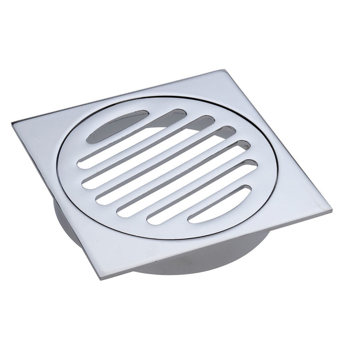 Chrome 110mm Slim Floor Waste