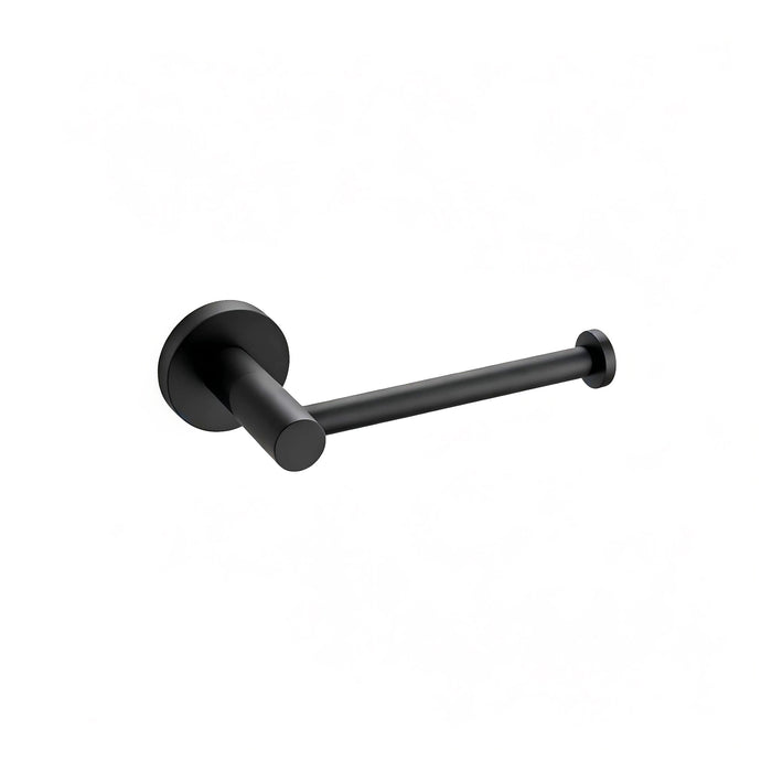 Classic Matte Black Toilet Roll Holder