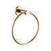 Classic Brushed Gold Towel Ring