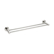Classic Brushed Nickel 600mm Double Towel Rail