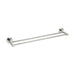 Classic Brushed Nickel 600mm Double Towel Rail