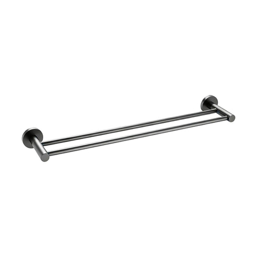 Classic Gun Metal 600mm Double Towel Rail