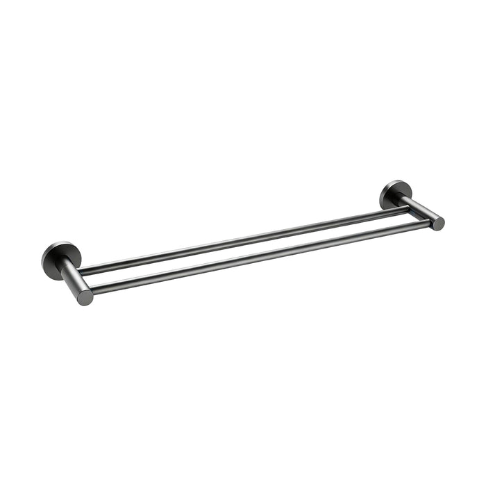 Classic Gun Metal 600mm Double Towel Rail