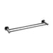 Classic Gun Metal 600mm Double Towel Rail
