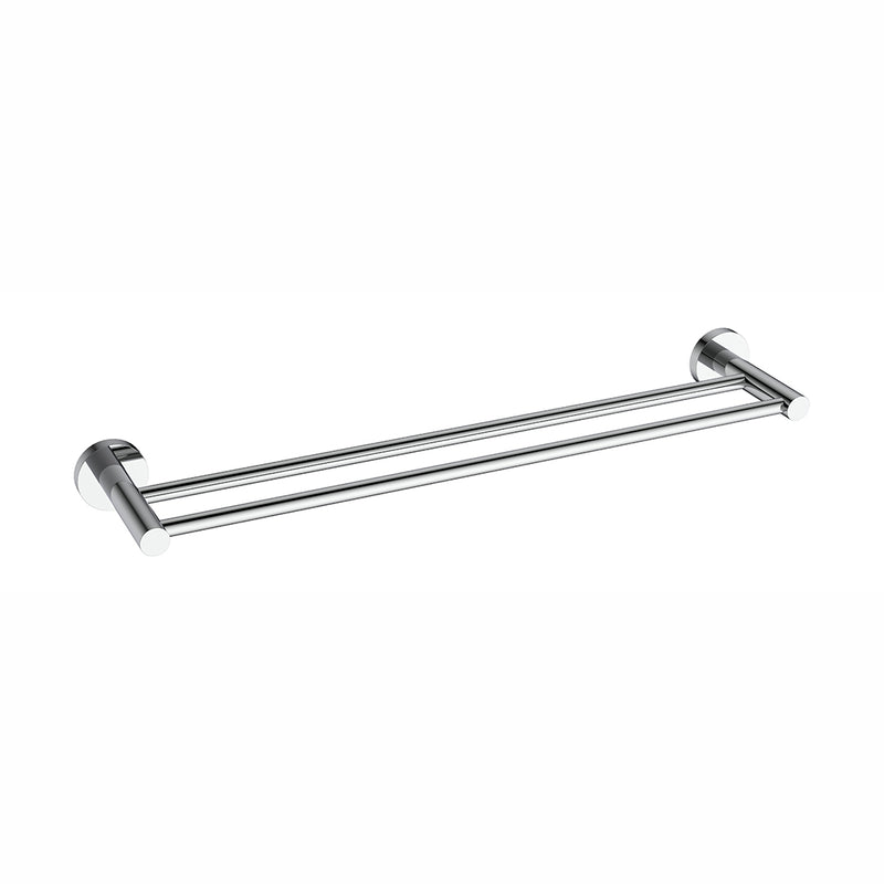 Classic Chrome 600mm Double Towel Rail