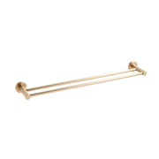 Classic Brushed Gold 750mm Double Towel Rail