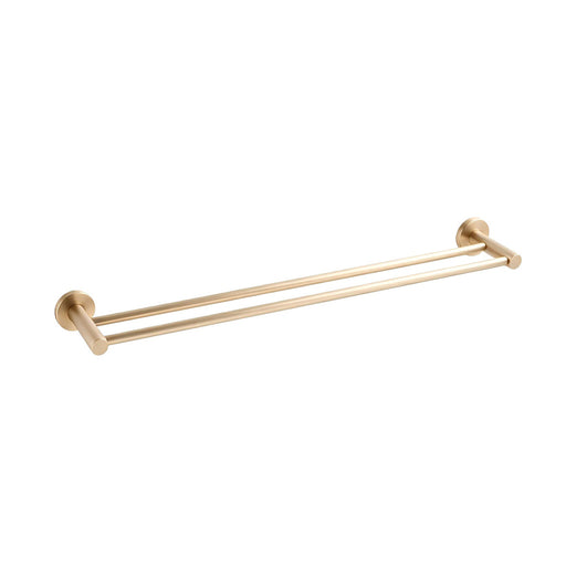 Classic Brushed Gold 750mm Double Towel Rail