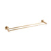 Classic Brushed Gold 750mm Double Towel Rail