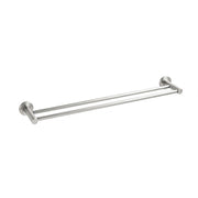 Classic Brushed Nickel 750mm Double Towel Rail