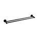 Classic Matte Black 750mm Double Towel Rail