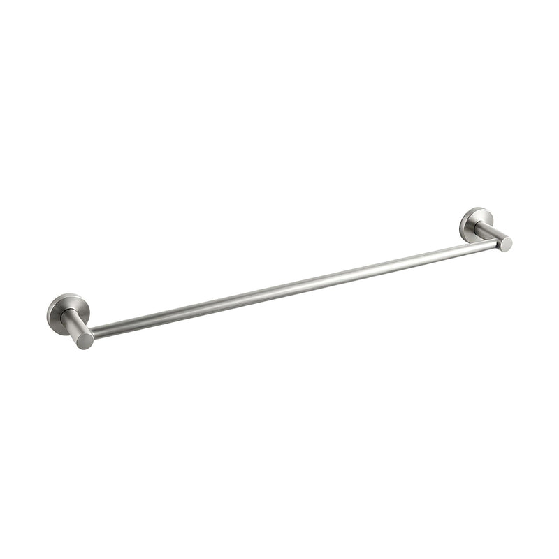 Classic Brushed Nickel 750mm Single Towel Rail