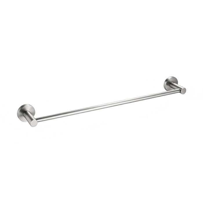 Classic Brushed Nickel 600mm Single Towel Rail