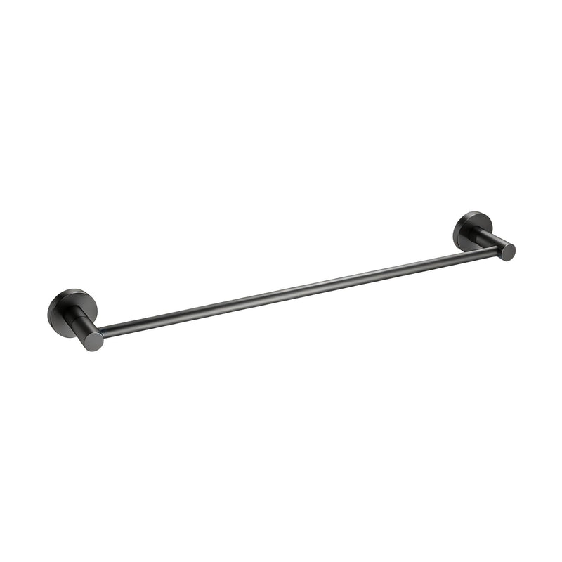 Classic Gun Metal 600mm Single Towel Rail
