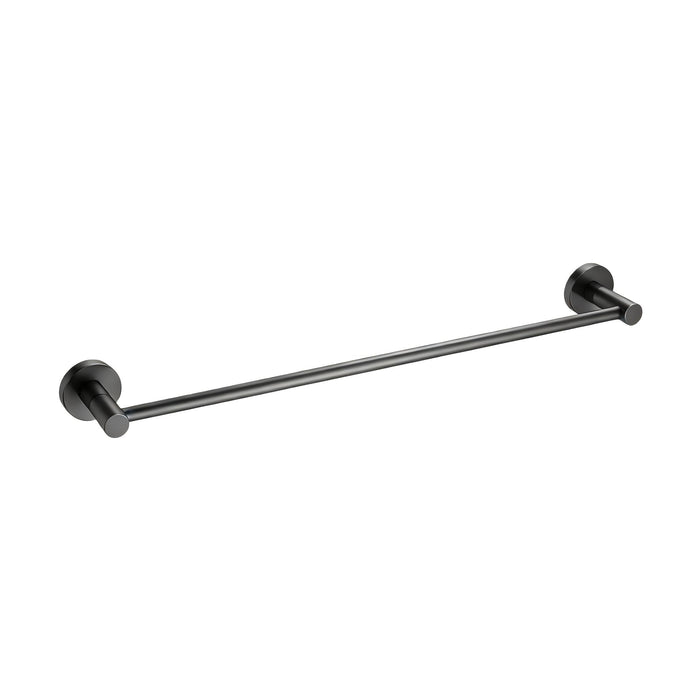 Classic Gun Metal 600mm Single Towel Rail
