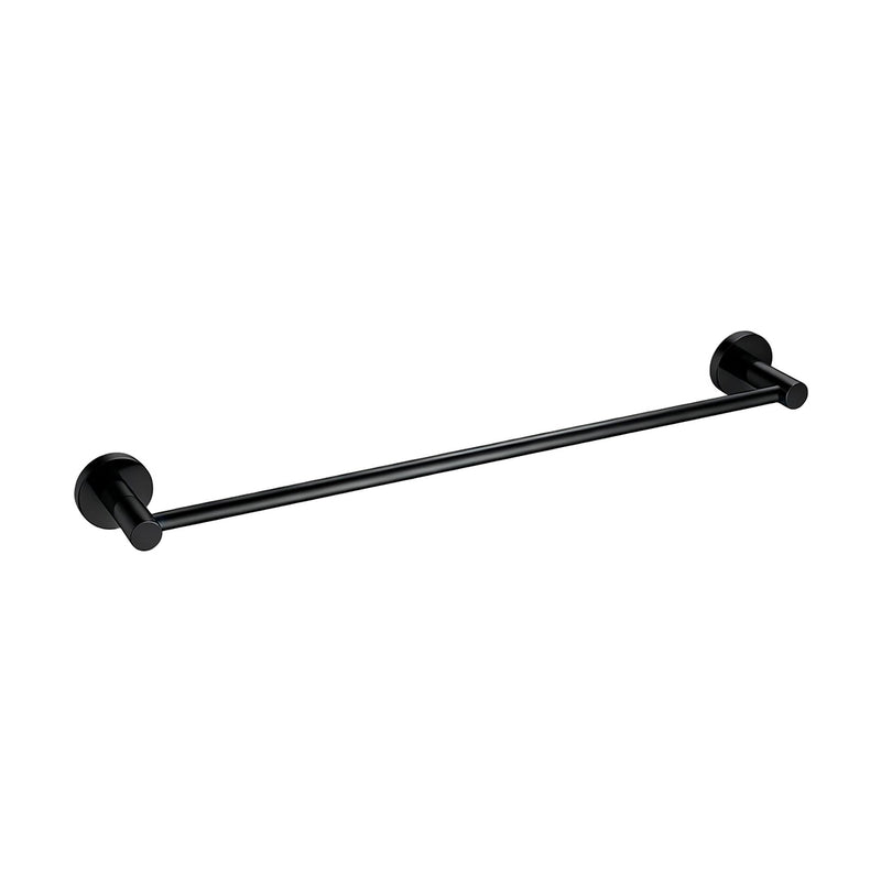 Classic Matte Black 600mm Single Towel Rail