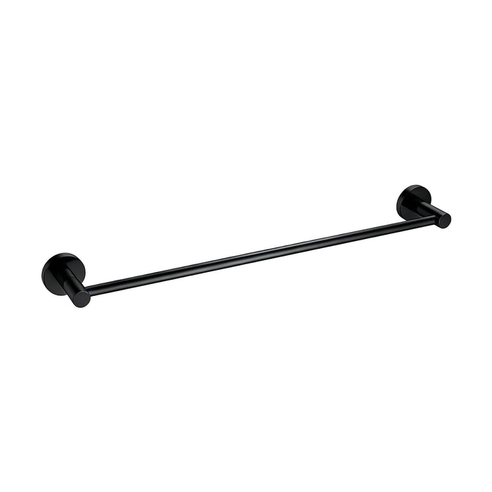 Classic Matte Black 600mm Single Towel Rail