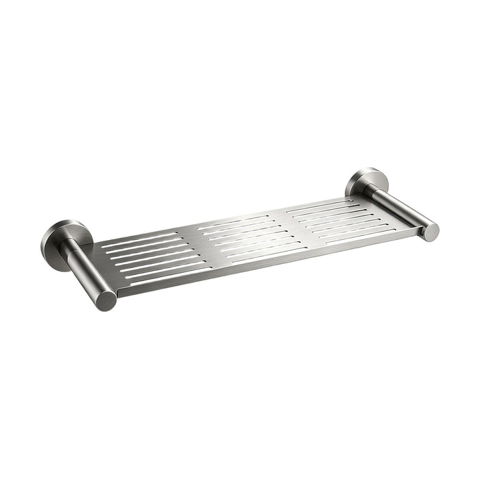 Classic Brushed Nickel Shower Shelf