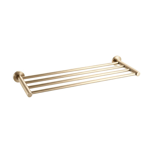 Classic Brushed Gold Towel Rack