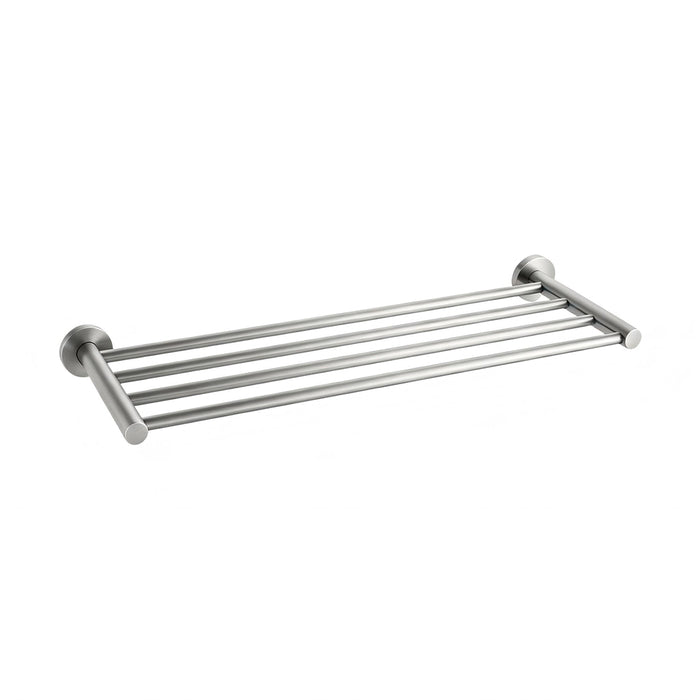 Classic Brushed Nickel Towel Rack